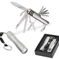 Promosyon El Feneri Çakı Seti - 11 Fonksiyonlu ACF7106